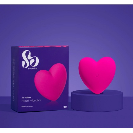 Je t'aime Couple's Heart Vibrator - 8