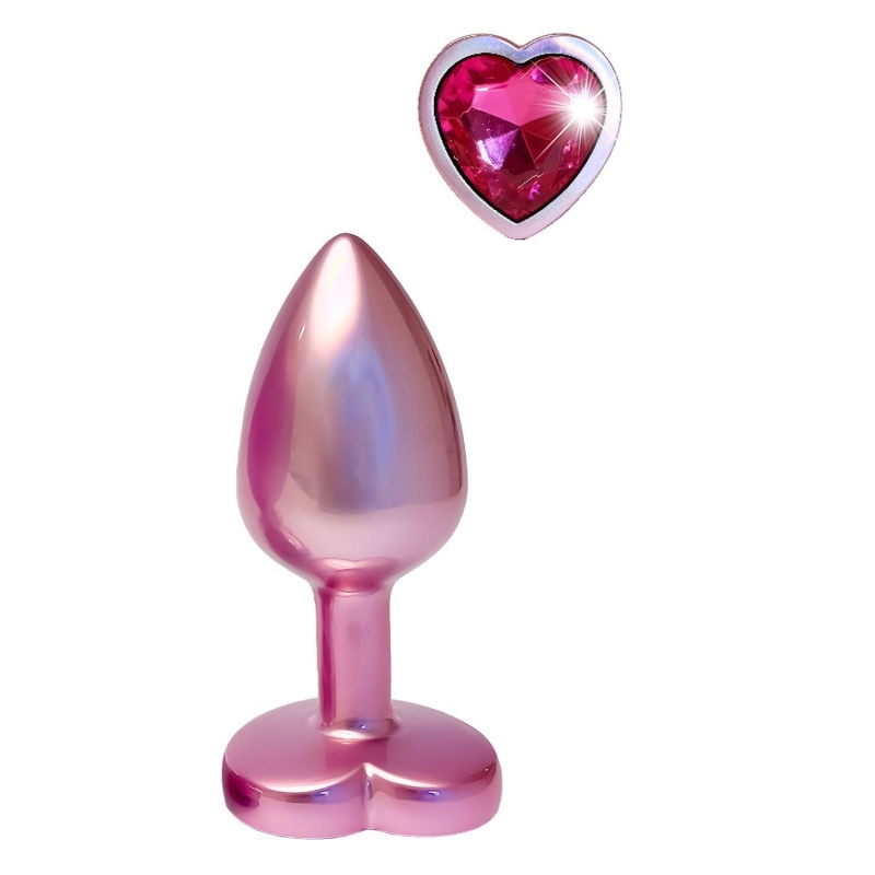 GLEAMING LOVE MATTE PINK PLUG SMALL - 3