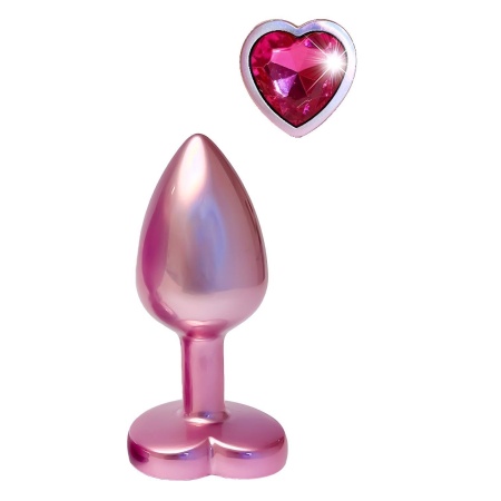 GLEAMING LOVE MATTE PINK PLUG SMALL - 3