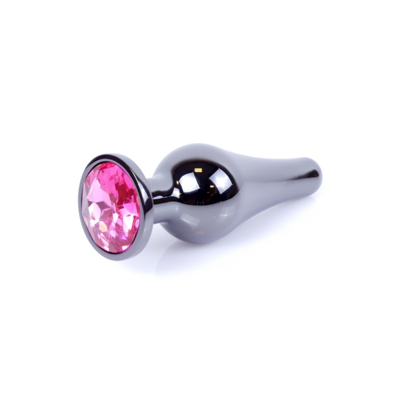 Biżuteria analna Jewellery Dark Silver - stal nierdzewna, bulwiasty korek 9,5 cm, Ø 3 cm - 7