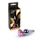 Biżuteria analna Jewellery Dark Silver - stal nierdzewna, bulwiasty korek 9,5 cm, Ø 3 cm - 8