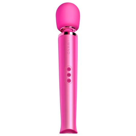 Różdżka do masażu Magenta z ruchomą głowicą silikonową 33,5 cm - 2