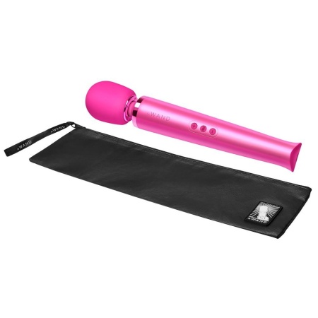 Różdżka do masażu Magenta z ruchomą głowicą silikonową 33,5 cm - 4