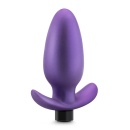 Plug analny wibrujący Excelsior Astro Violet - silikon Puria™, 10 funkcji wibracji, długość 12 cm (wprowadzalna 8,9 cm) - 3