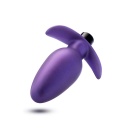 Plug analny wibrujący Excelsior Astro Violet - silikon Puria™, 10 funkcji wibracji, długość 12 cm (wprowadzalna 8,9 cm) - 4