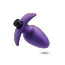 Plug analny wibrujący Excelsior Astro Violet - silikon Puria™, 10 funkcji wibracji, długość 12 cm (wprowadzalna 8,9 cm) - 5