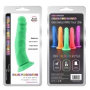 Dildo Green z płynnego silikonu z podstawą ssącą, 22,5 cm - 1