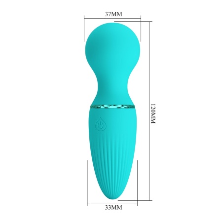 Masażer intymny Little Cute - 10 funkcji wibracji, ładowanie magnetyczne USB, kompaktowa konstrukcja - 8