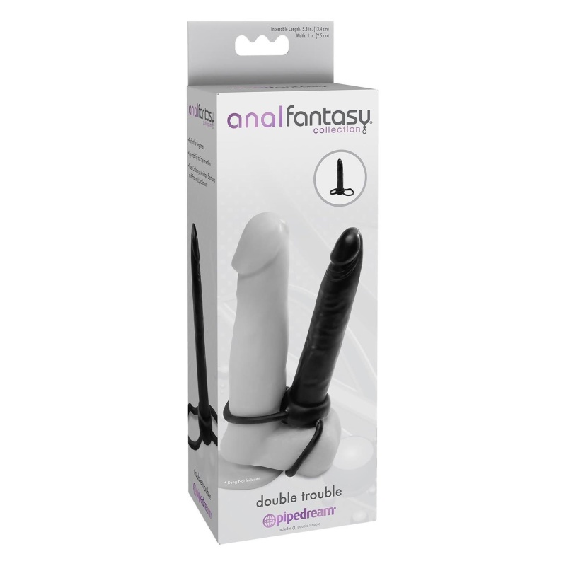 ANAL FANTASY COLLECTION DOUBLE TROUBLE BLACK - 3