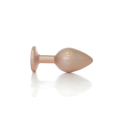 Plug-Jewellery Pearl Gold PLUG- Clear M - 1 2