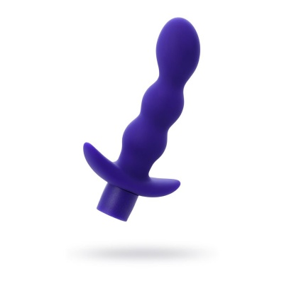 Wibrator analny Adore z falistą strukturą i zakrzywioną główką, 15 cm - 1