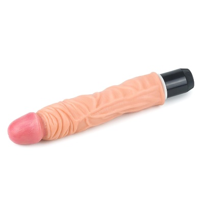 Elastyczny Wibrator Xtreme Flexi 23,5 cm Beżowy/Różowy - 1 2