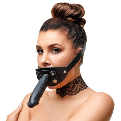 Leather Gag Penis - 1 2