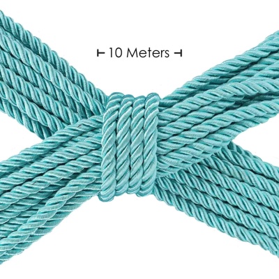 Polyester Bondage Rope - 32.8 ft / 10 m - Blue - 1 2
