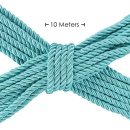 Polyester Bondage Rope - 32.8 ft / 10 m - Blue - 2
