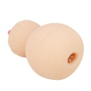 Masturbator Calabash TPR - rozciągliwy kanał z żeberkami - 4