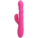 Wibrator króliczek Winters Pink z funkcją falowania i wyświetlaczem LED, 25,2 cm - 9