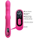 Wibrator króliczek Winters Pink z funkcją falowania i wyświetlaczem LED, 25,2 cm - 12