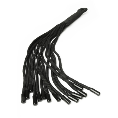 Knot Flogger Black - 1 2