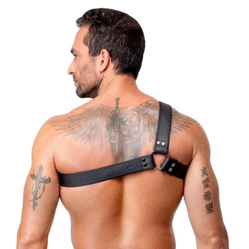 Men's Leather Harness XL-2XL - 5