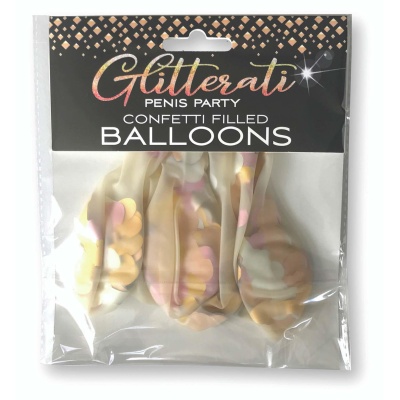 GLITTERATI, Penis Confetti Balloons - 1 2