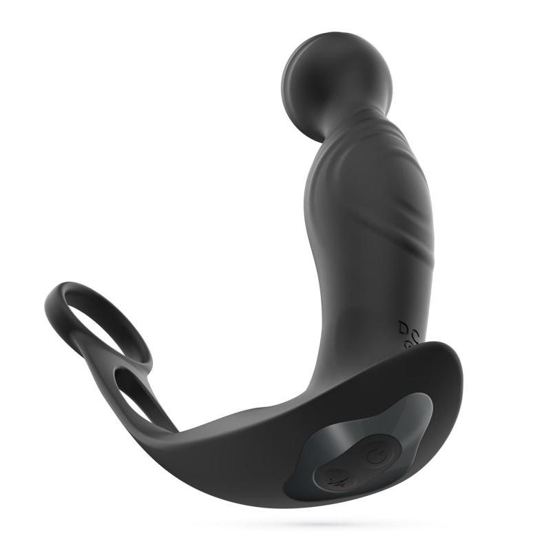 Wibrator prostaty Flamma z pilotem 16 cm (czarny matowy) - 3