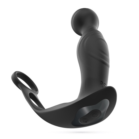 Wibrator prostaty Flamma z pilotem 16 cm (czarny matowy) - 3