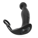Wibrator prostaty Flamma z pilotem 16 cm (czarny matowy) - 3