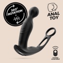 Wibrator prostaty Flamma z pilotem 16 cm (czarny matowy) - 8