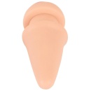 Korek analny i przedłużacz penisa 2w1 Nature Skin z miękkiego TPE, długość całkowita 19,5 cm, średnica 3-8,5 cm - 4