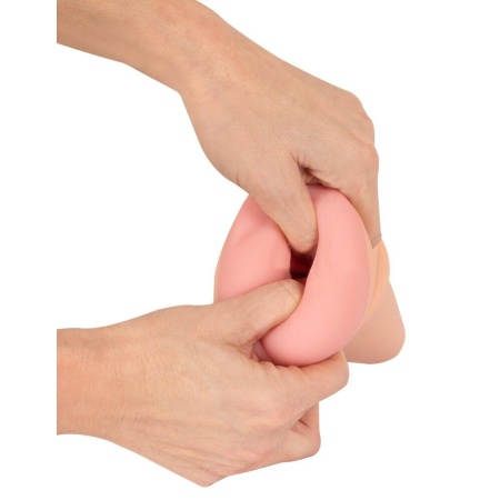 Korek analny i przedłużacz penisa 2w1 Nature Skin z miękkiego TPE, długość całkowita 19,5 cm, średnica 3-8,5 cm - 10