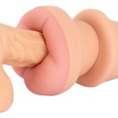 Korek analny i przedłużacz penisa 2w1 Nature Skin z miękkiego TPE, długość całkowita 19,5 cm, średnica 3-8,5 cm - 12