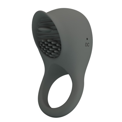 Pierścień na penisa Master Ring - 12 trybów stymulacji języczkiem, średnica 4,5 cm - 1 2