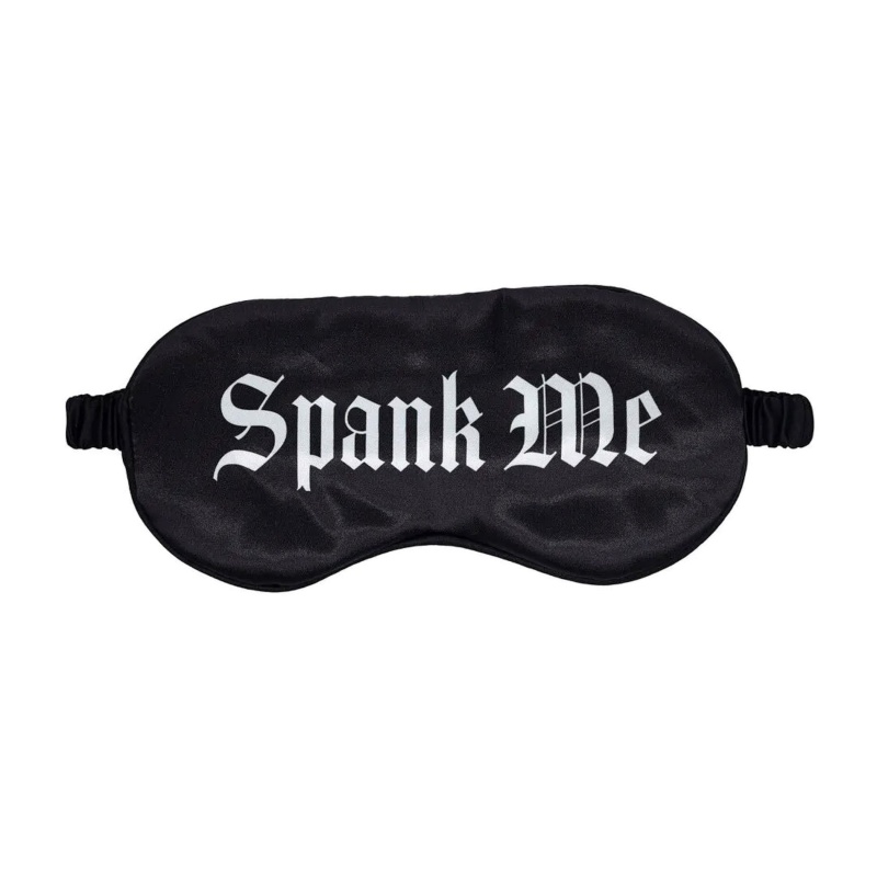 Spank Me - Printed Satin Mask - 1