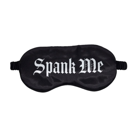 Spank Me - Printed Satin Mask - 1