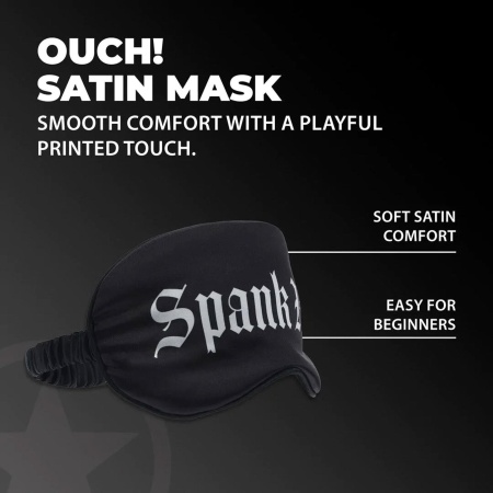 Spank Me - Printed Satin Mask - 4