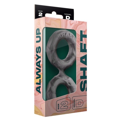 SHAFT DOUBLE C-RING MEDIUM GRAY - 1