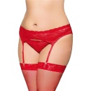 Garterbelt 3305 - Plus Size - red 2XL - 1
