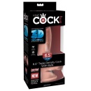 King Cock Plus Triple Density 6,5″ Dildo z Jądrami – Twardy Rdzeń, Miękka Powłoka TPE, 20,3 cm - 1