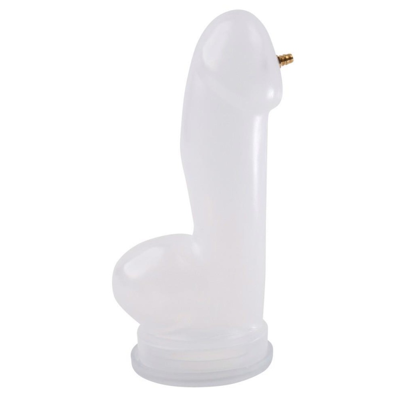 Realistyczny cylinder penisa XL SP010 — profil anatomiczny, mechanizm podciśnieniowy, dł. 25 cm, Ø 6 cm - 2
