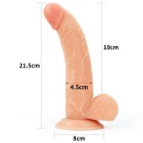 Easy Strapon Set 8.5'' (21,5 cm) - Czarny - 3