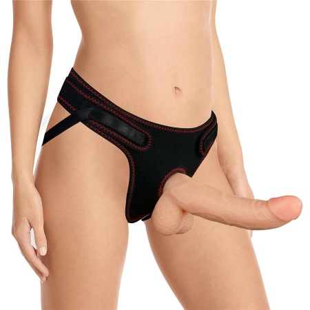 Easy Strapon Set 8.5'' (21,5 cm) - Czarny - 4