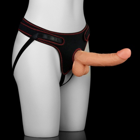 Easy Strapon Set 8.5'' (21,5 cm) - Czarny - 22