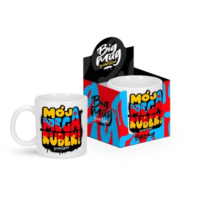 Kubek Mój mega kubek 800 ml – śmieszny prezent na każdą okazję - 1