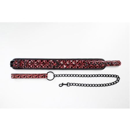 Collar with detachable leash - 3