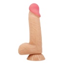 Dildo Sliding Skin z przesuwaną skórą i przyssawką 21,8 cm - 4