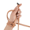 Rosy Gold Rope Set - plecione liny bondage o dł. ok. 800 cm - 6
