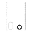 Beaded Silicone Cockring - L - 45mm - Black - 4