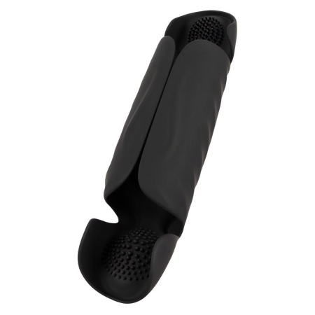Masturbator Rebel Vibrating Penis Trainer: 3 silniki, 3-punktowa stymulacja, długość 22,1 cm - 2