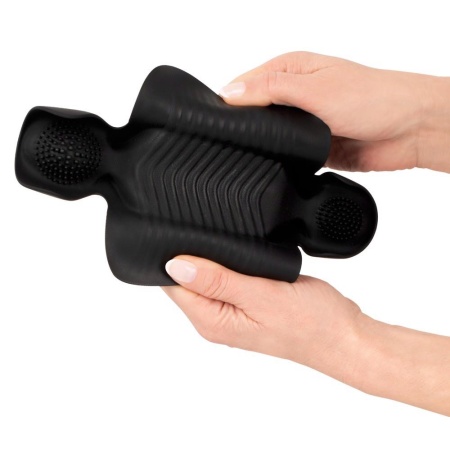 Masturbator Rebel Vibrating Penis Trainer: 3 silniki, 3-punktowa stymulacja, długość 22,1 cm - 8